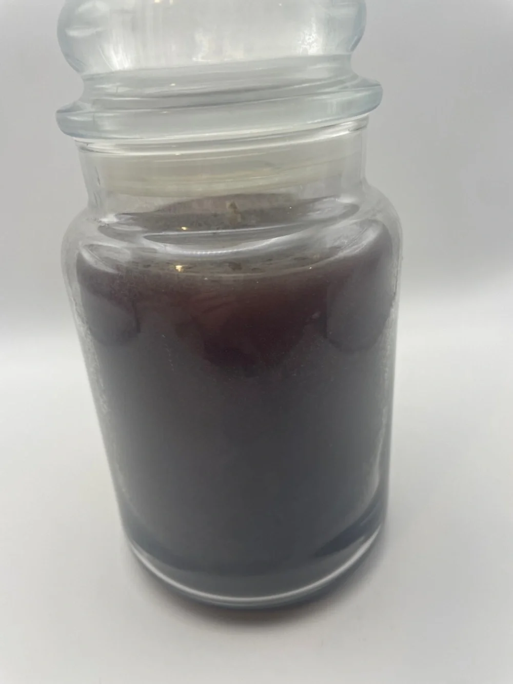 Retired Yankee Candle Lavender Vanilla Jar Candle - Deep Purple Wax 22oz large